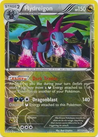 Dragons Exalted Hydreigon #97/124 reverse holo